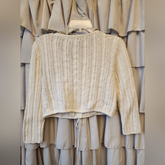 Women's Calvin Klein Cardigan Sweater with Button Snap Closure Size Small - Picture 4 of 6